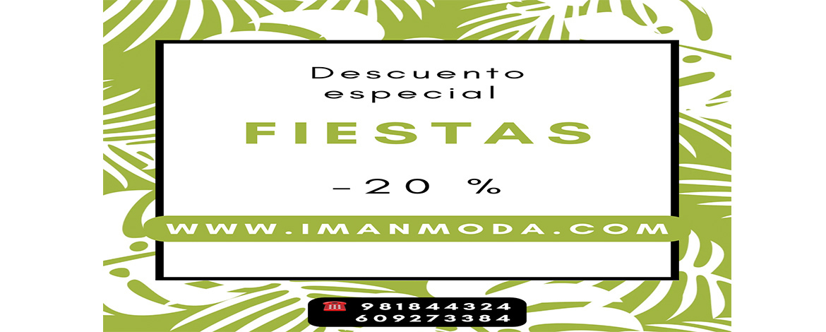 Descuento fiestas ordenador