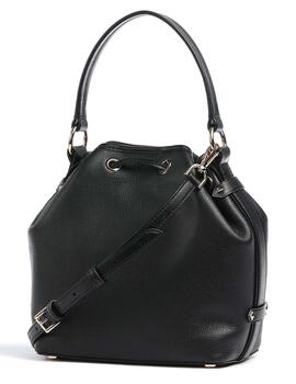 BOLSO MICHAEL KORS BOMBONERA SMITH PIEL NEGRA