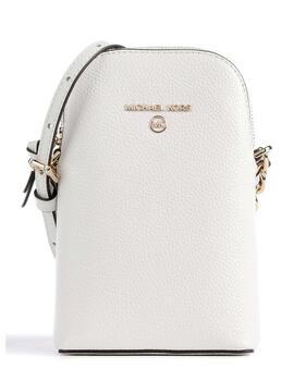 Bolso Michael Kors Jet set charm xbody piel blanco