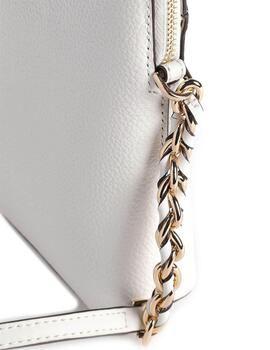 Bolso Michael Kors Jet set charm xbody piel blanco