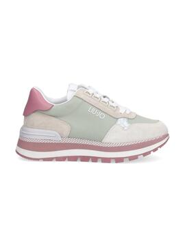 ZAPATILLA LIU JO AMAZING 10 SNEAKER LAMB/ PISTACHO