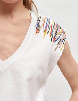 CAMISETA MAITE BY LOLA CASADEMUNT DETALLE HOMBRO