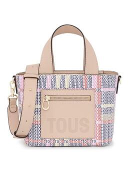 BOLSO TOUS CAPAZO S. T CECILIA MULTI-BEIGE ROJO