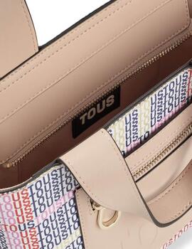 BOLSO TOUS CAPAZO S. T CECILIA MULTI-BEIGE ROJO