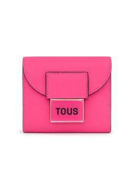 BILLETERA TOUS S. FLAT T SYLVIA FUCSIA