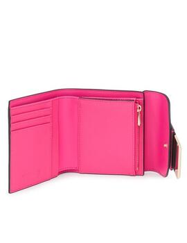 BILLETERA TOUS S. FLAT T SYLVIA FUCSIA