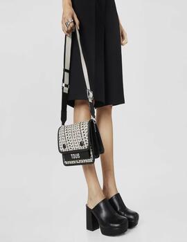 BANDOLERA TOUS S.AUDREE T VERA NEGRO-BEIGE
