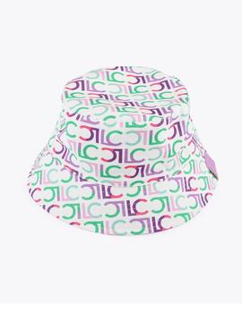 GORRO LOLA CASADEMUNT REVERSIBLE MONOGRAMA MULTI