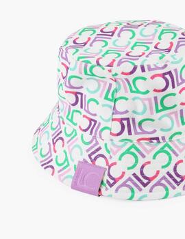 GORRO LOLA CASADEMUNT REVERSIBLE MONOGRAMA MULTI