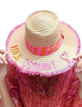 SOMBRERO LOLA CASADEMUNT ESTAMPADO CEBRA MULTI