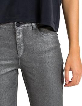 PANTALÓN METALIZADO PLATA JHN21