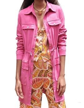 Chaqueta clearance antelina rosa