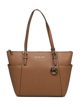 Bolso Michael Kors tote Jet set Item piel cuero