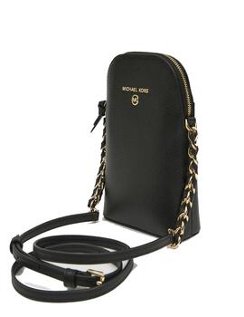 Bolso Michael Kors Jet Set charm xbody piel negro