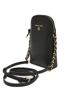 Bolso Michael Kors Jet Set charm xbody piel negro