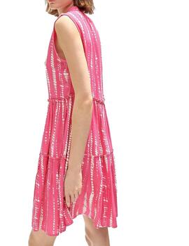 KAFTAN LOLA CASADEMUNTESTAMPADO TIE DYE ROSA