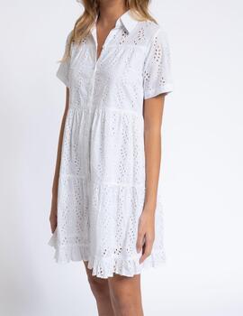 VESTIDO BORDADO SUIZO BLANCO