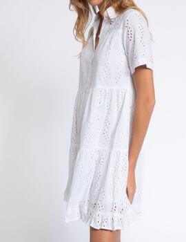 VESTIDO BORDADO SUIZO BLANCO