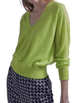 Jersey Maite by Lola Casademunt cuello pico lima