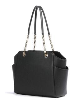 BOLSO MICHAEL KORS TOTE JACQUELYN PIEL NEGRO