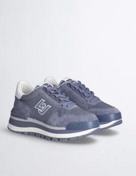 ZAPATILLA LIU JO AMAZING 16 MALLA BRILLANTE AZUL