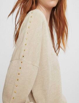 Jersey Lola Casademunt en pico con tachas