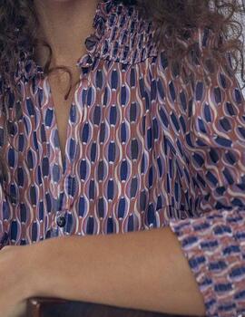 CAMISA LOLA CASADEMUNT FLUIDA ESTAMPADA