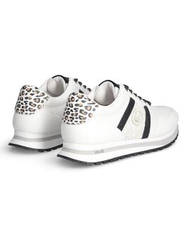 ZAPATILLA LIU JO WONDER 629 METALIC/ GLITTER BLANC