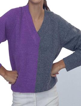 Jersey Lola Casademunt fluido bicolor