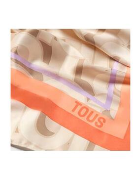 PAÑUELO TOUS MANIFESTO BEIGE