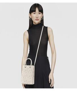 Mini Bolso Tous T Manifesto beige