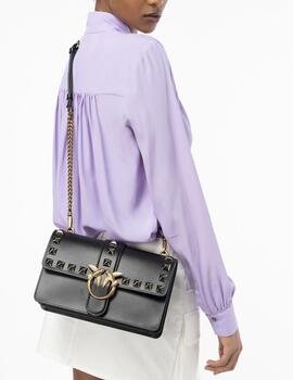 Bolso Pinko clásico  Love one painted studs