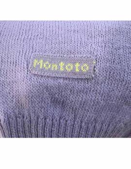 Jersey Montoto escote en pico malva