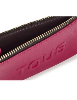 Monedero Tous tarjetero t la rue new fucsia