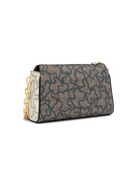 Bolso Tous hombro band kaos icon beige-negro