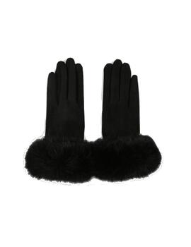 Guantes Lola casademunt muñeca pelo negro