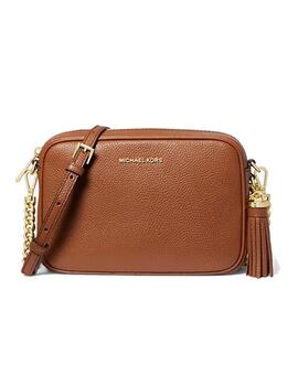 Bandolera Michael Kors jet setmd camera piel camel