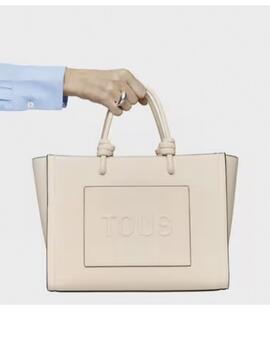 Bolso Tous tote mediano Amaya t la rue new beige