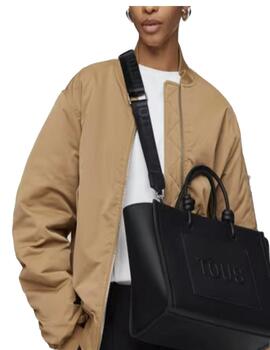 Bolso Tous tote mediano Amaya t la rue new negro