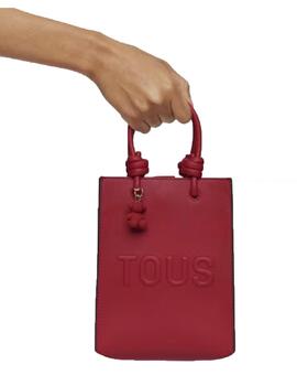 Mini bolso Tous pop t la rue new color rojo