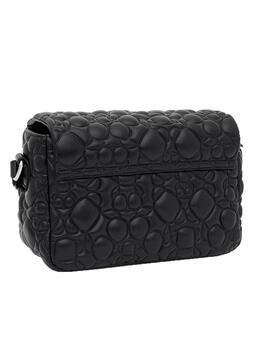 Mini bolso Tous bandolera flap T bold negro