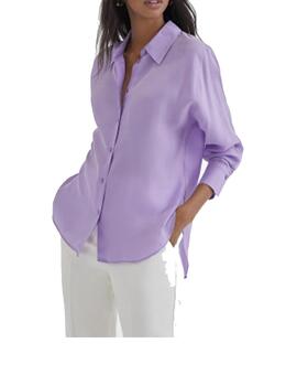 Camisa Maite by Lola casademunt fliuida cupro lila