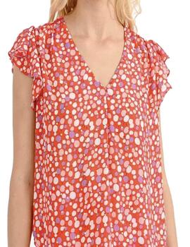 Blusa Molly Bracken estampada circulos multicolor