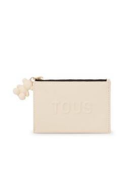 Monedero- tarjetero Tous la rue new beige