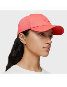 Gorra Tous T logo en color coral