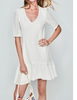 Vestido & Me Unlimited bordado blanco