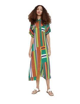 Vestido Lola casademunt camisero multicolor