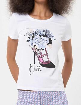 Camiseta Fracomina graphic shoe regular fit