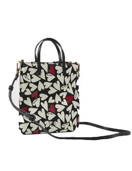 Bolso Pinko mini shopper corazones multicolor