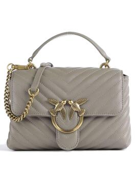 Bolso Pinko mini lady love bag puff chevron topo